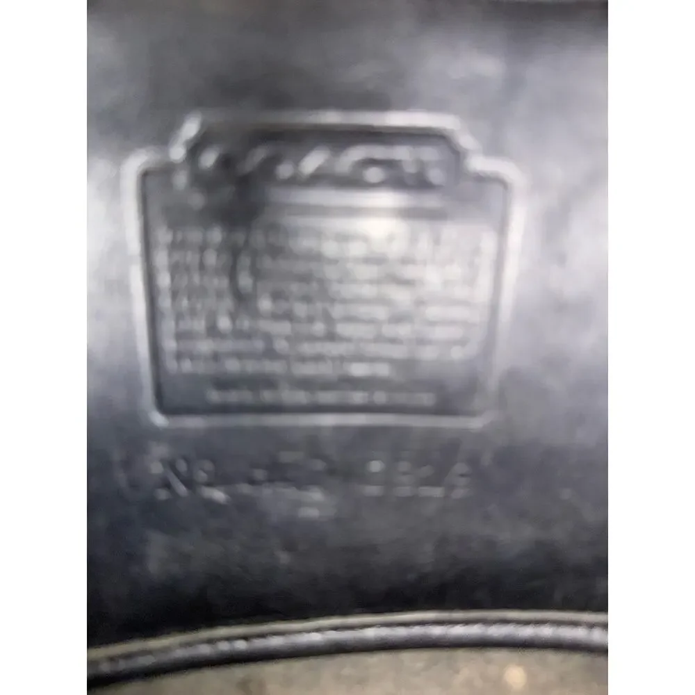 Vintage coach Quincey rich black gloved tanned leather - Picture 2 of 10